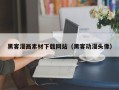 白城黑客漫画素材下载网站（黑客动漫头像）